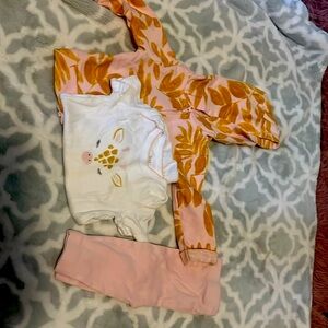 Baby girl giraffe outfit